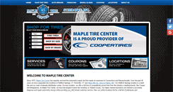 Desktop Screenshot of mapletire.com